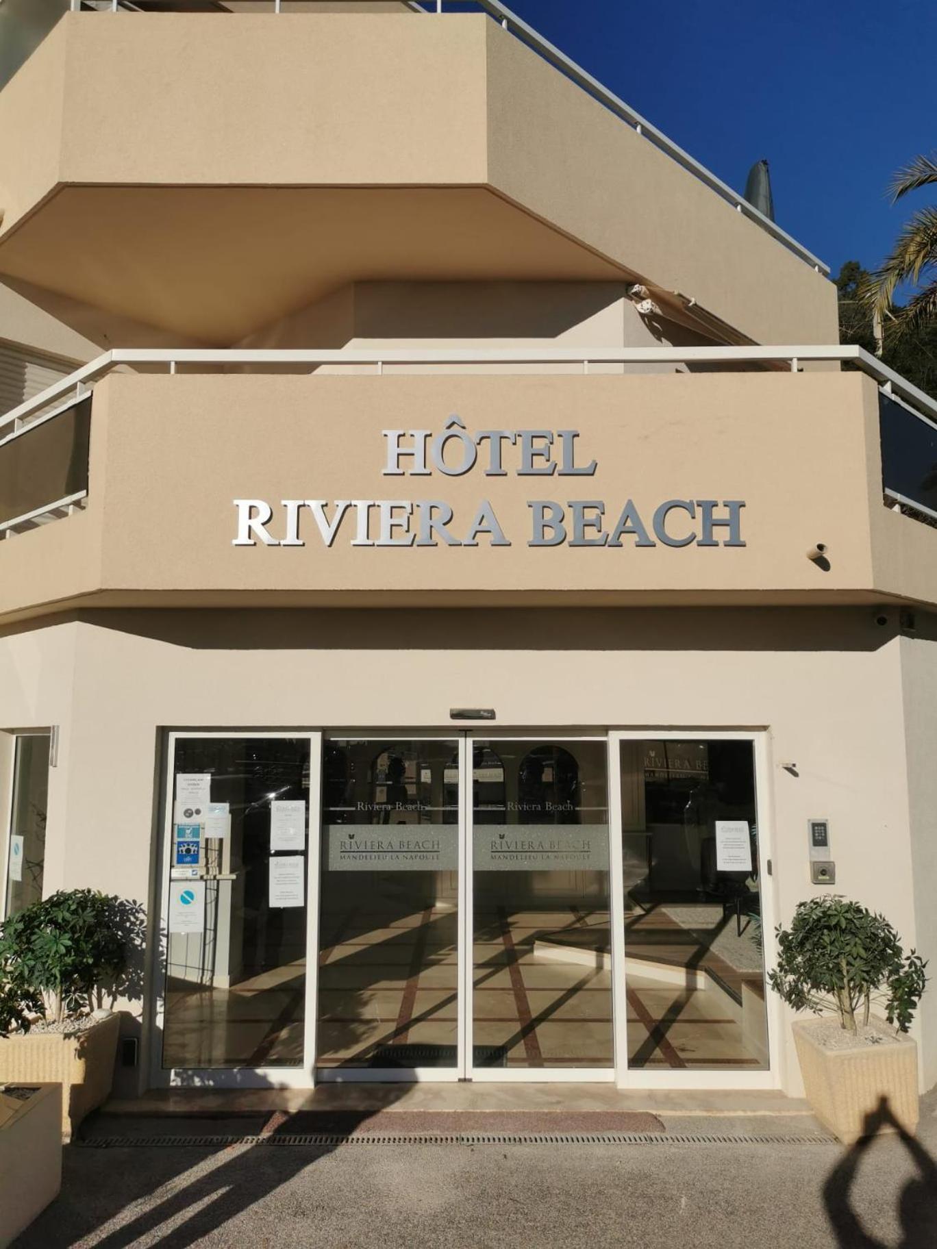Riviera Beach Hotel Mandelieu-la-Napoule Exterior photo